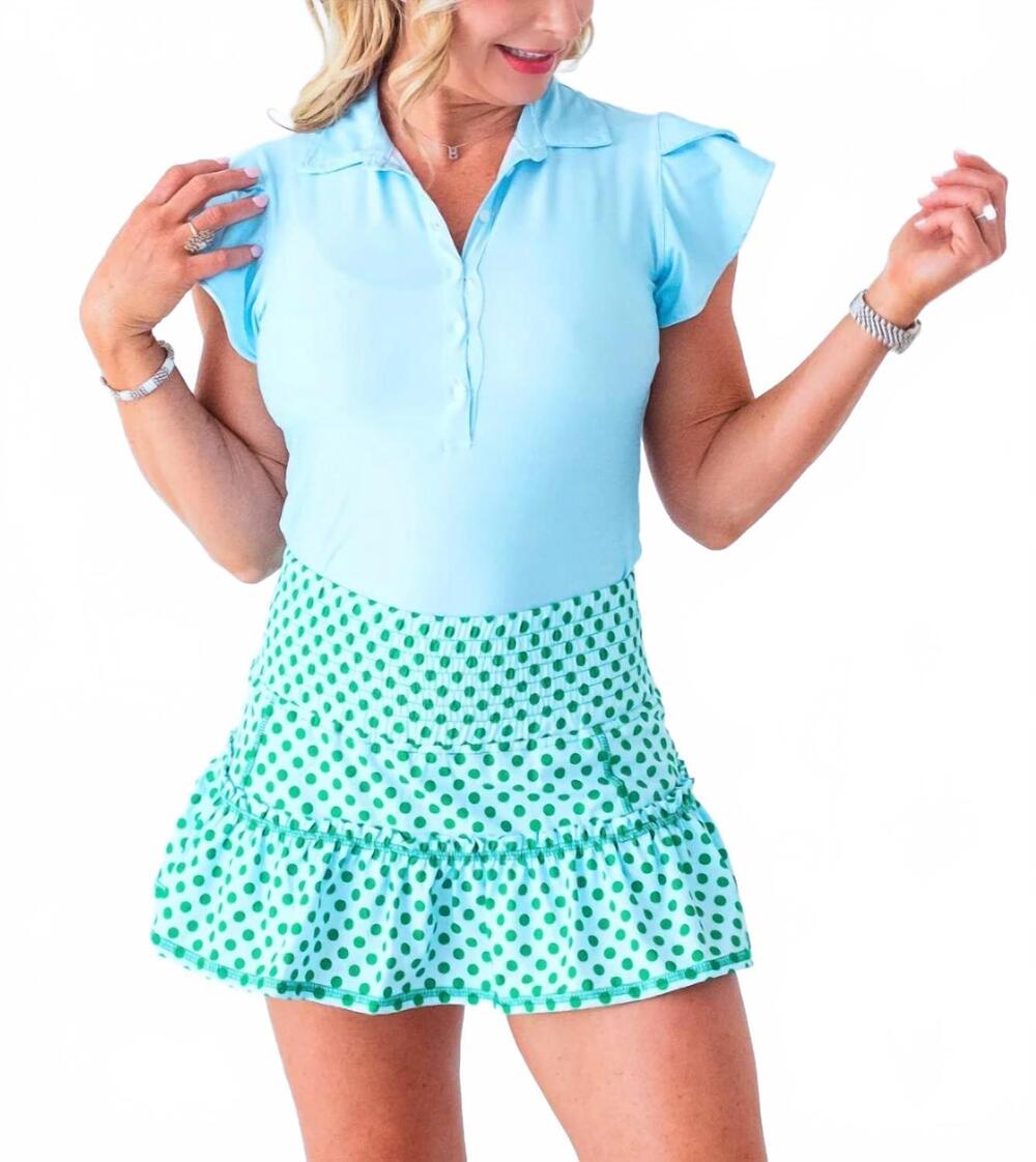 NEW THE BUBBLE women's lawley skirt in dots masters